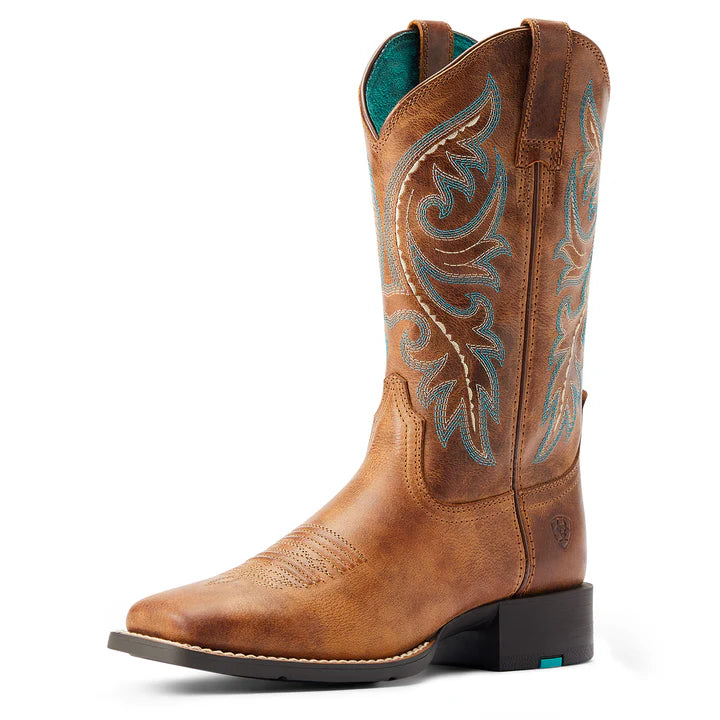 Ariat Womens Round Up Back Zip Boot