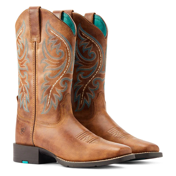 Ariat Womens Round Up Back Zip Boot