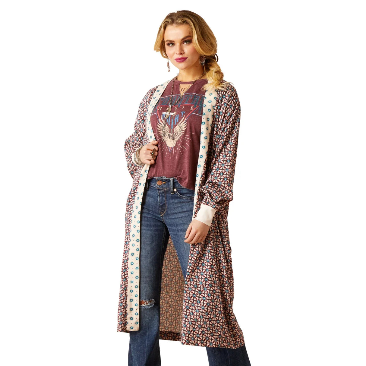 Ariat Womens Mesquite Kimono Duster