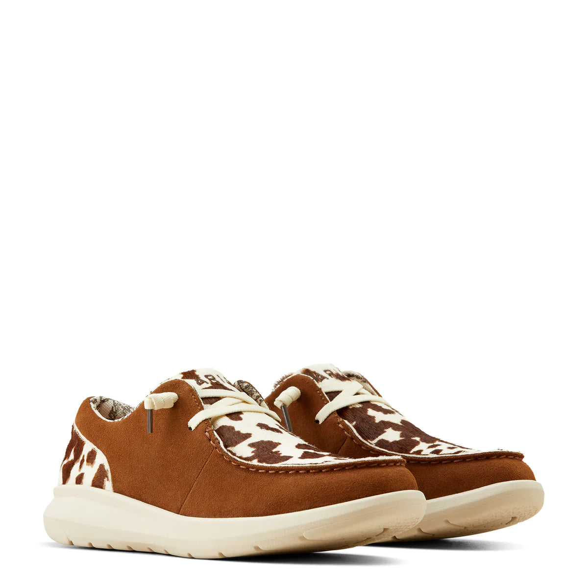 Ariat Womens Hilo Ginger Suede/ Cow Hair On