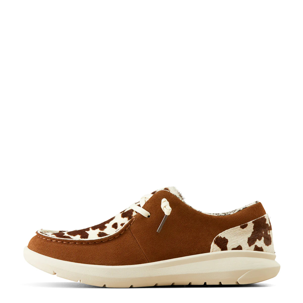 Ariat Womens Hilo Ginger Suede/ Cow Hair On