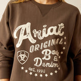 Ariat Womens Oversized Crew Sweatshirt