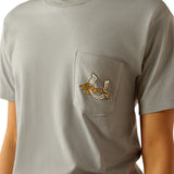 Ariat Womens Horseshoe Pocket SS Boyfriend Tee