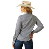 Ariat Womens Kirby Pro LS Shirt IRIS STRIPE
