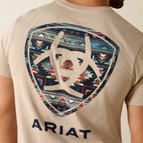 Ariat Mns Sandstone Shield SS Tee