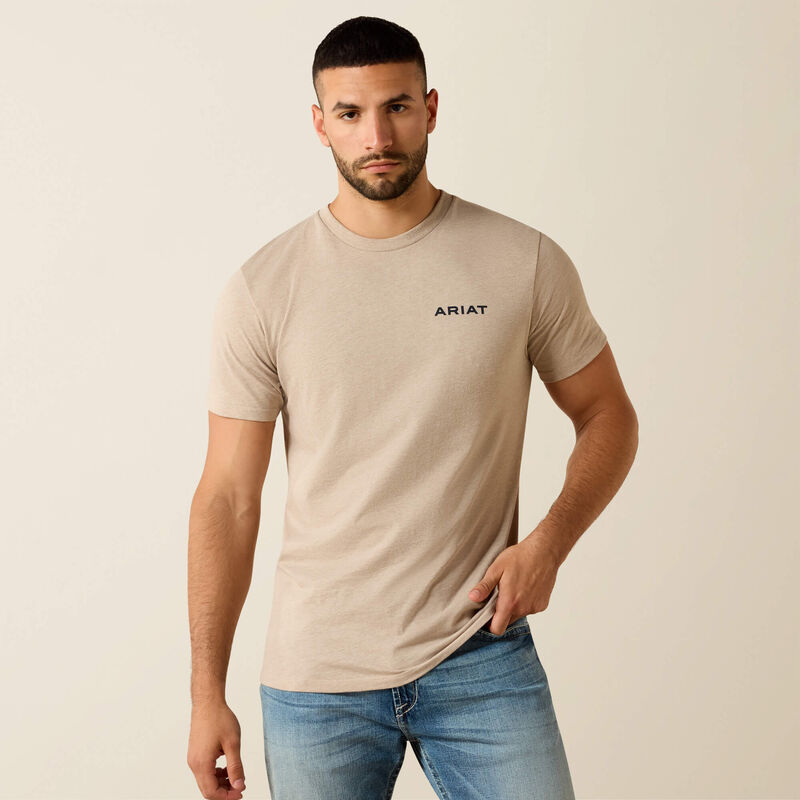 Ariat Mns Sandstone Shield SS Tee