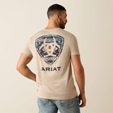 Ariat Mns Sandstone Shield SS Tee