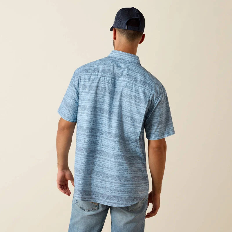 Ariat Mns Printed Venttek Classic Fit SS Shirt