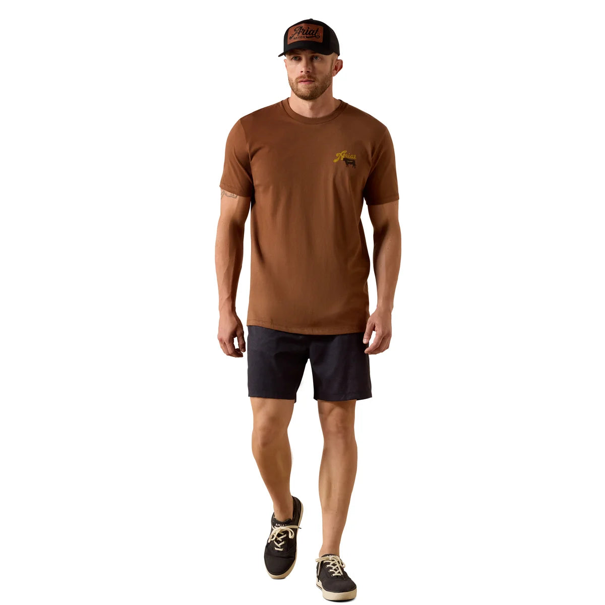 Ariat Mns BBQ Smoke SS Tee