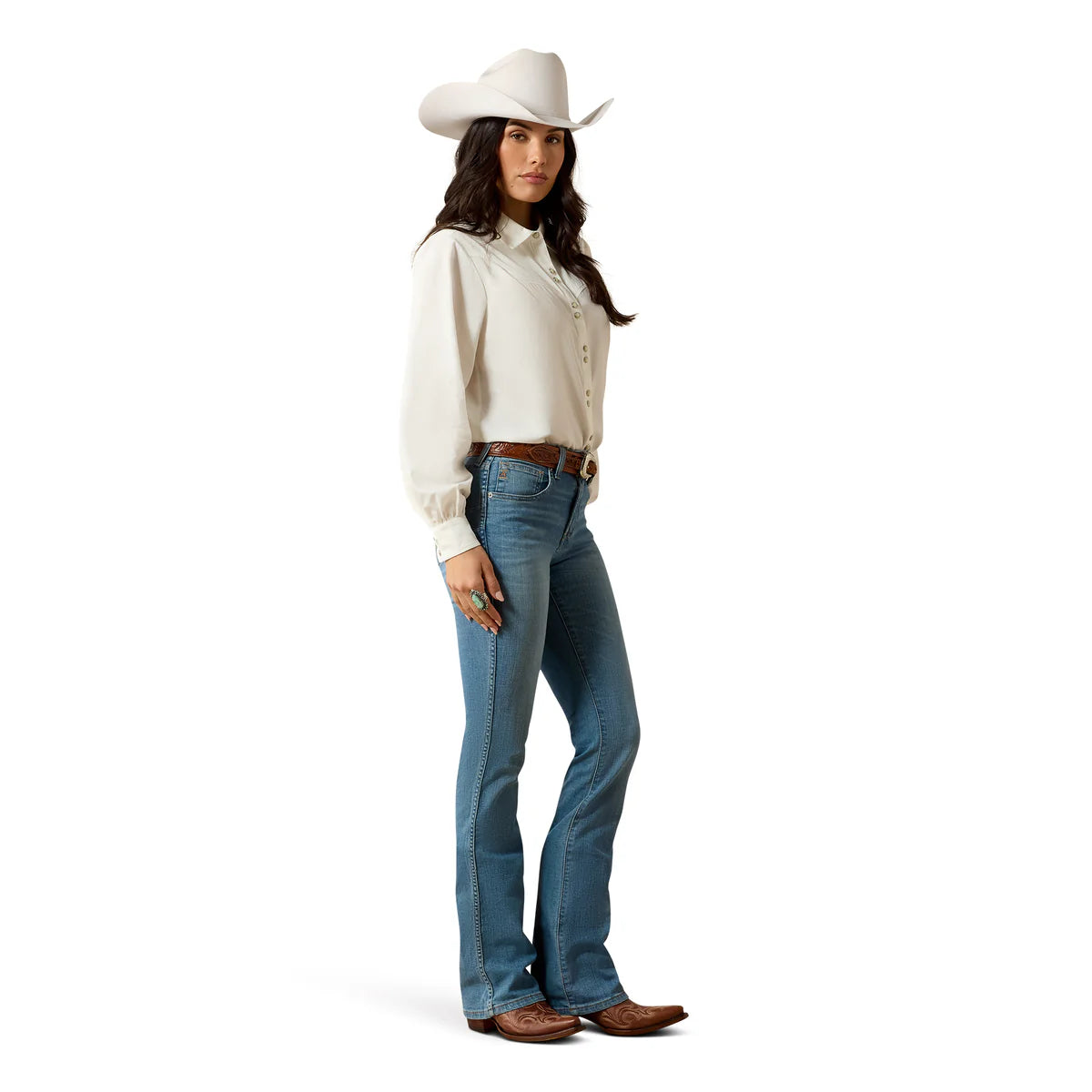 Ariat Wms High Rise Lorena Boot Cut Jean
