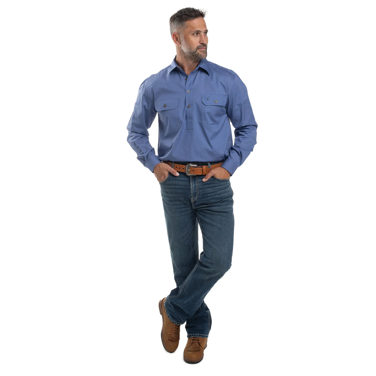 Mens Cameron Workshirt LS 1/2