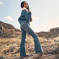 Womens Hi Rise Flare Jean BESPOKE