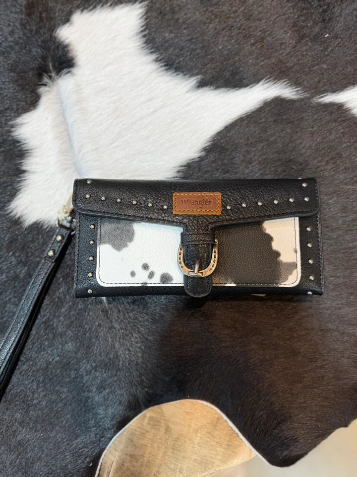 Wrangler Cow Print Wallet