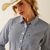 Ariat Womens Kirby Pro LS Shirt IRIS STRIPE