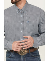 Cinch Mens Geo Print LS Shirt