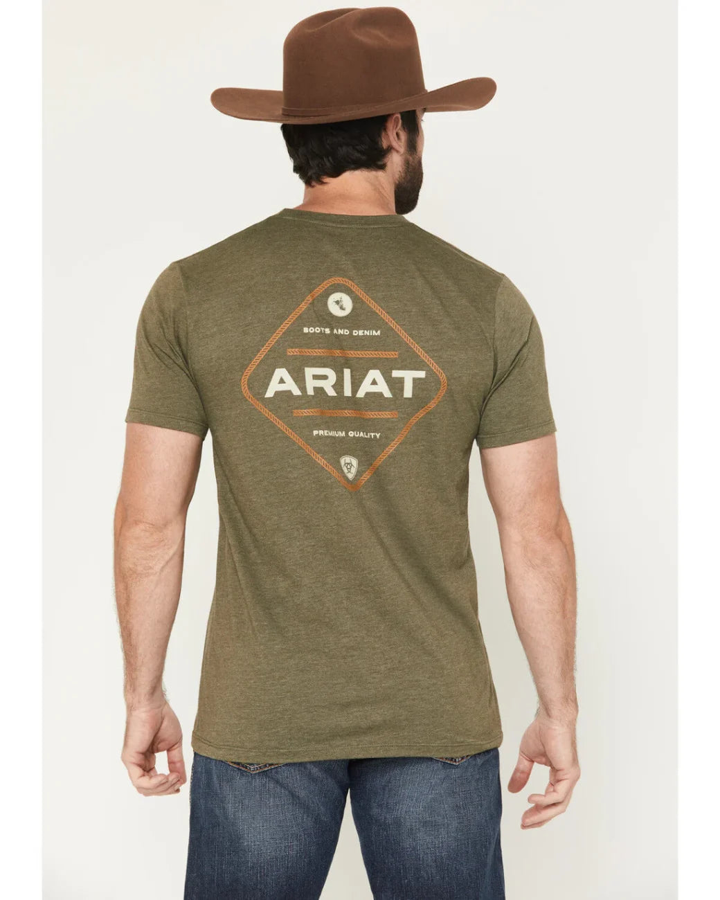 Ariat Mens Roped Diamond SS Tee