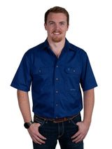 JC Mens Eddie SS F/B Workshirt
