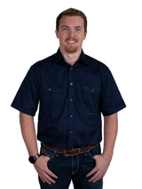 JC Mens Eddie SS F/B Workshirt