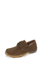 Twisted X Mens Driving MOCS Boat Lace Up