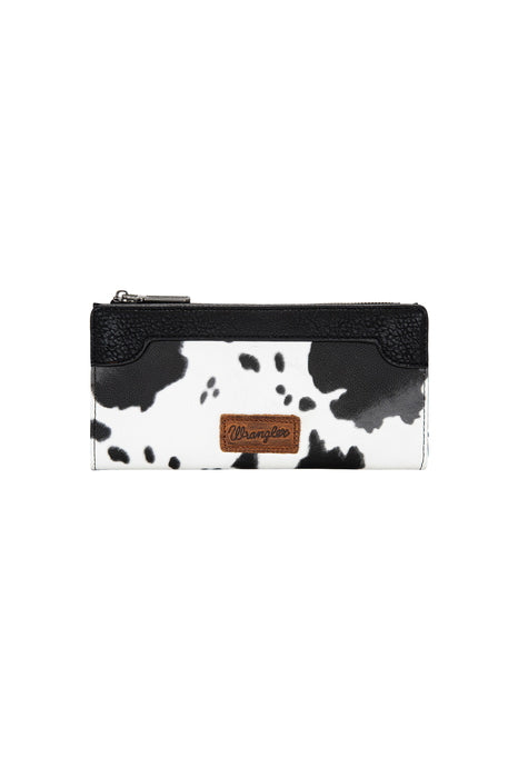 Wrangler Cow Print Slim Wallet