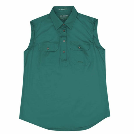 2Womens Kerry Workshirt S less Dark Green 1
