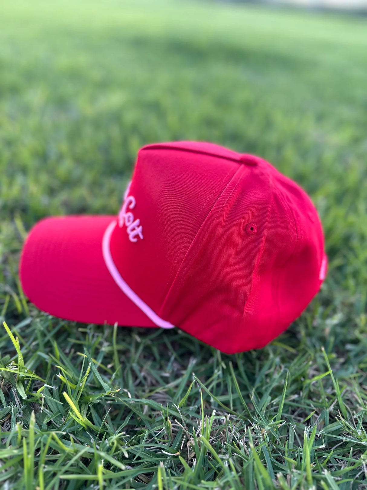 Red American Style Cap