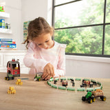 John Deere Treads Eco-Snaps Barn Play Set
