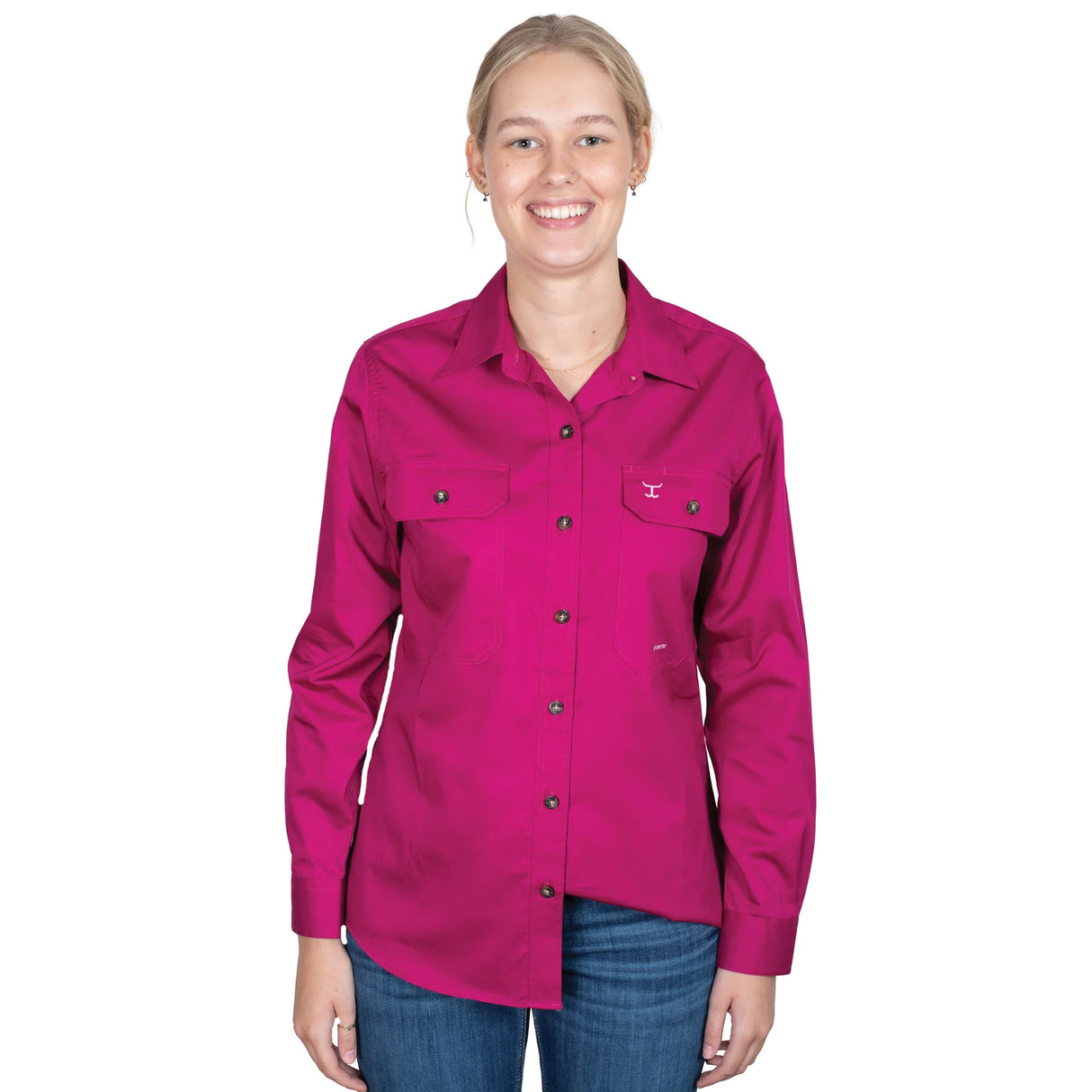 Womens Brooke Workshirt LS FB