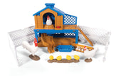 Big Country Toys 11PC Chicken Coopp Playset