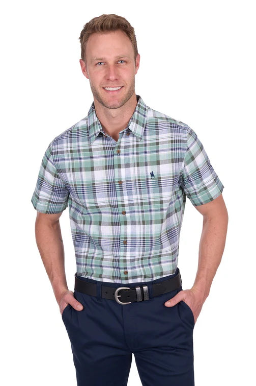 Thomas Cook Mens Gerry Linen SS Shirt