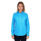 Hard Slog Womens Sia 1/2 PLKT LS Shirt