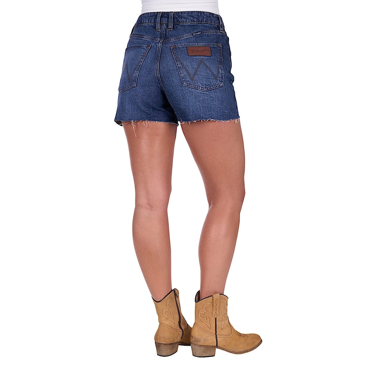Wrangler Womens Samantha Hi Rise Denim Short