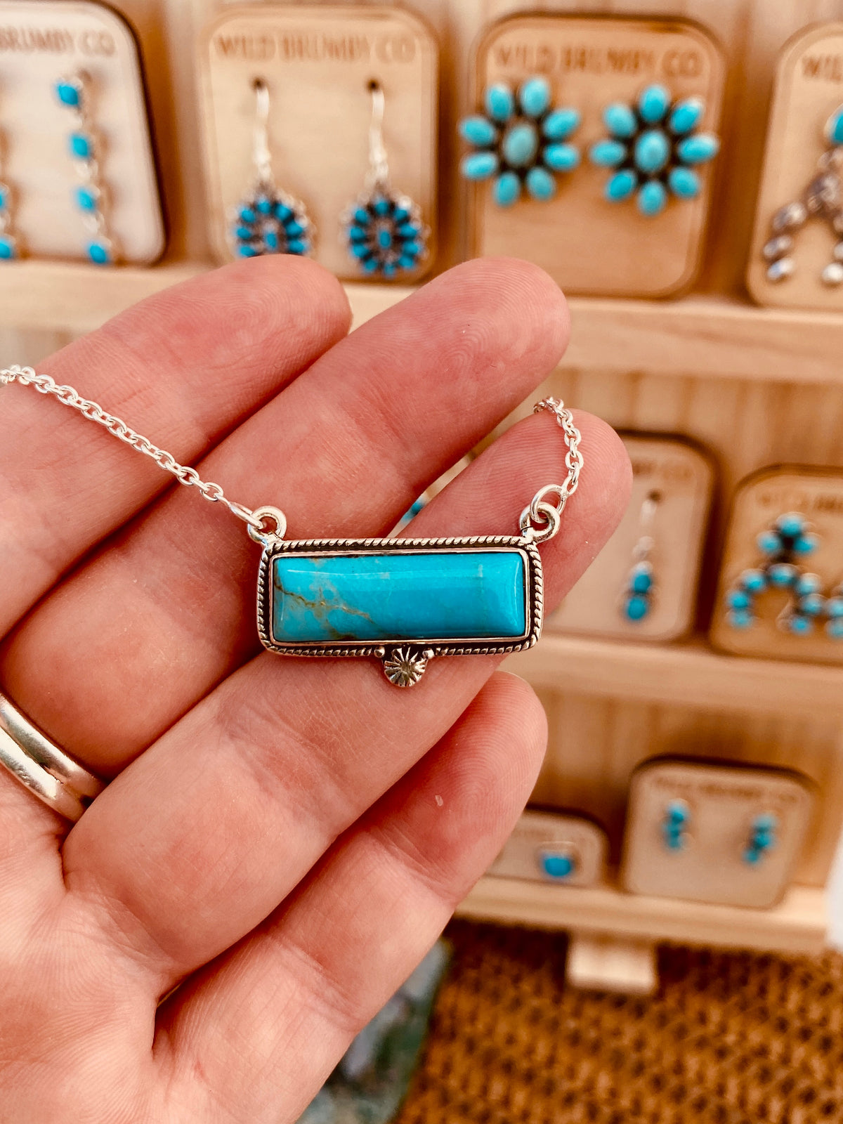 Mountain Stream Bar Necklace - Wild Brumby Co