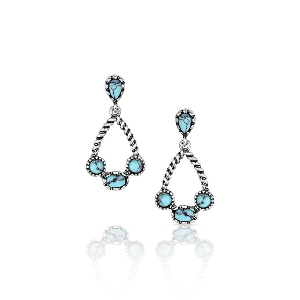 Montana Attitude Earrings - Wander West Turquoise