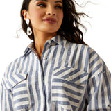 Ariat Womens Baggy Button Up LS Shirt