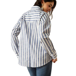 Ariat Womens Baggy Button Up LS Shirt