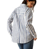 Ariat Womens Baggy Button Up LS Shirt