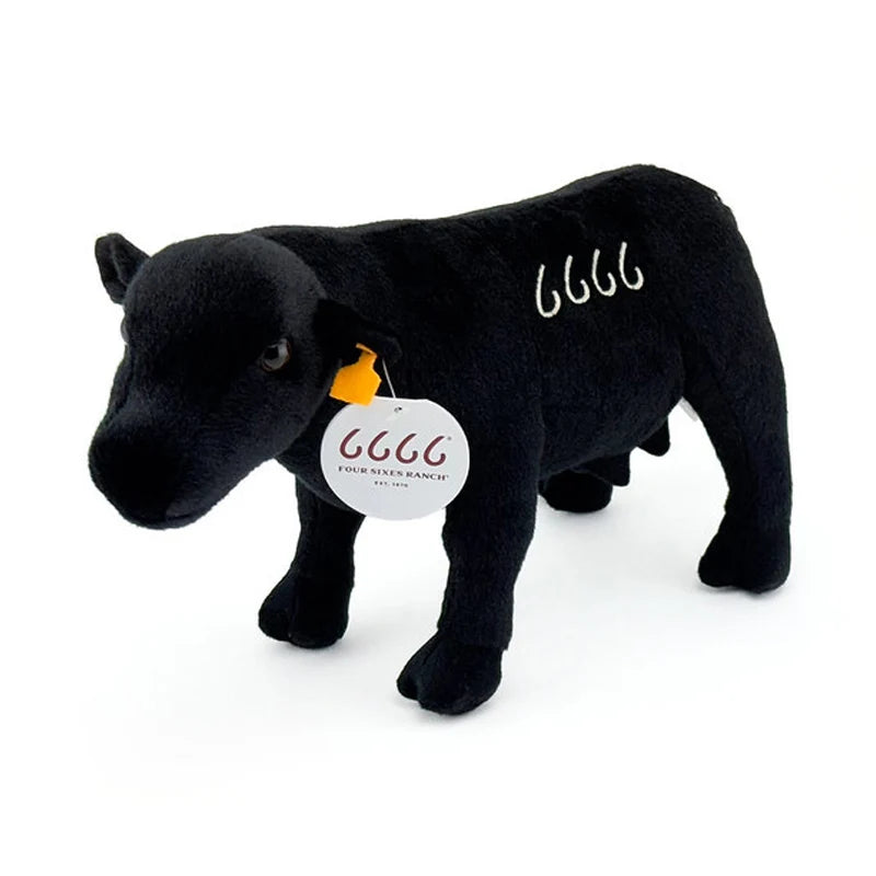 BCT - Four Sixes Black Angus Plush - 14"