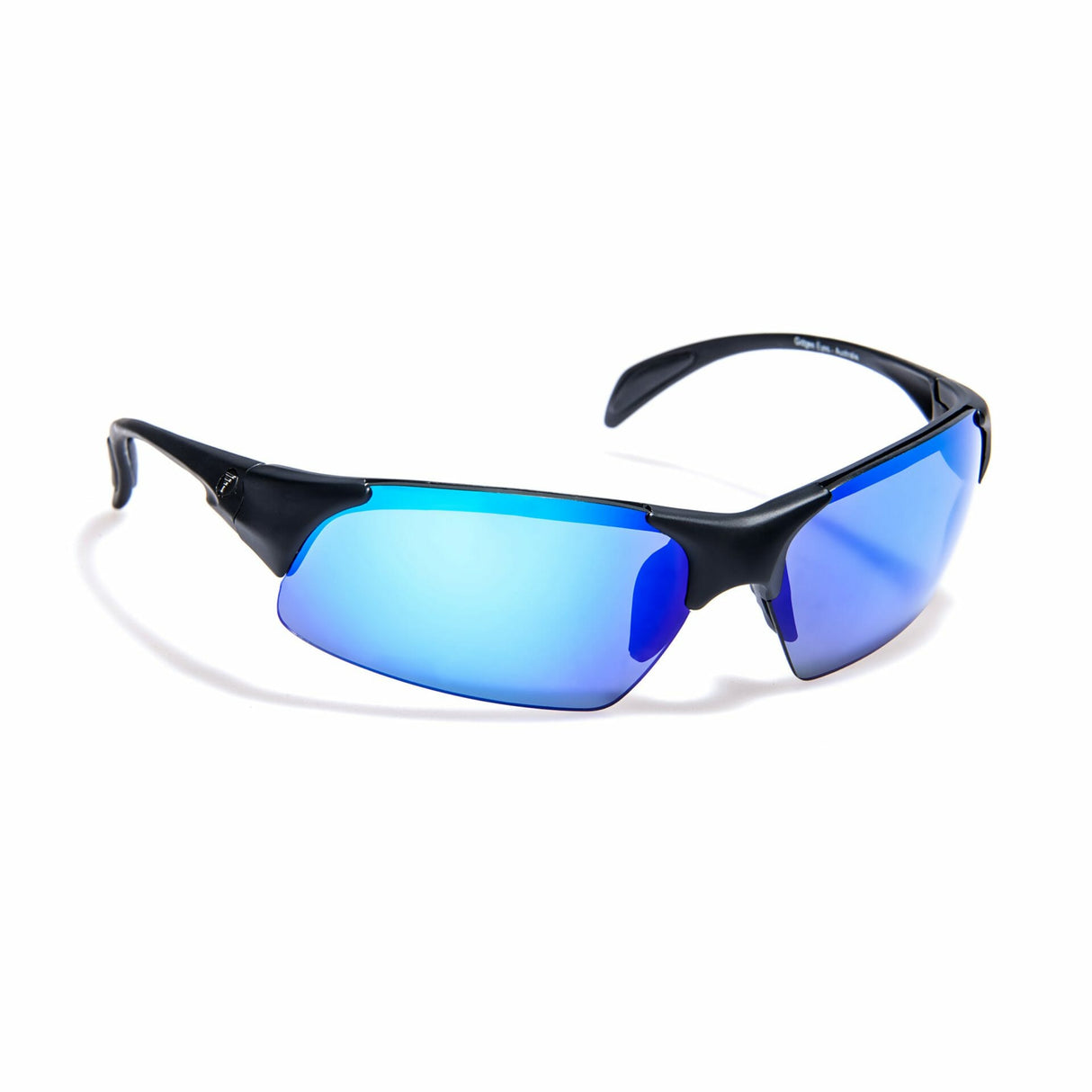 Gidgee - Cleancut Matt Black/Blue Sunglasses