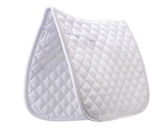 Quilted Kwik-Dry Dressage Pad - White