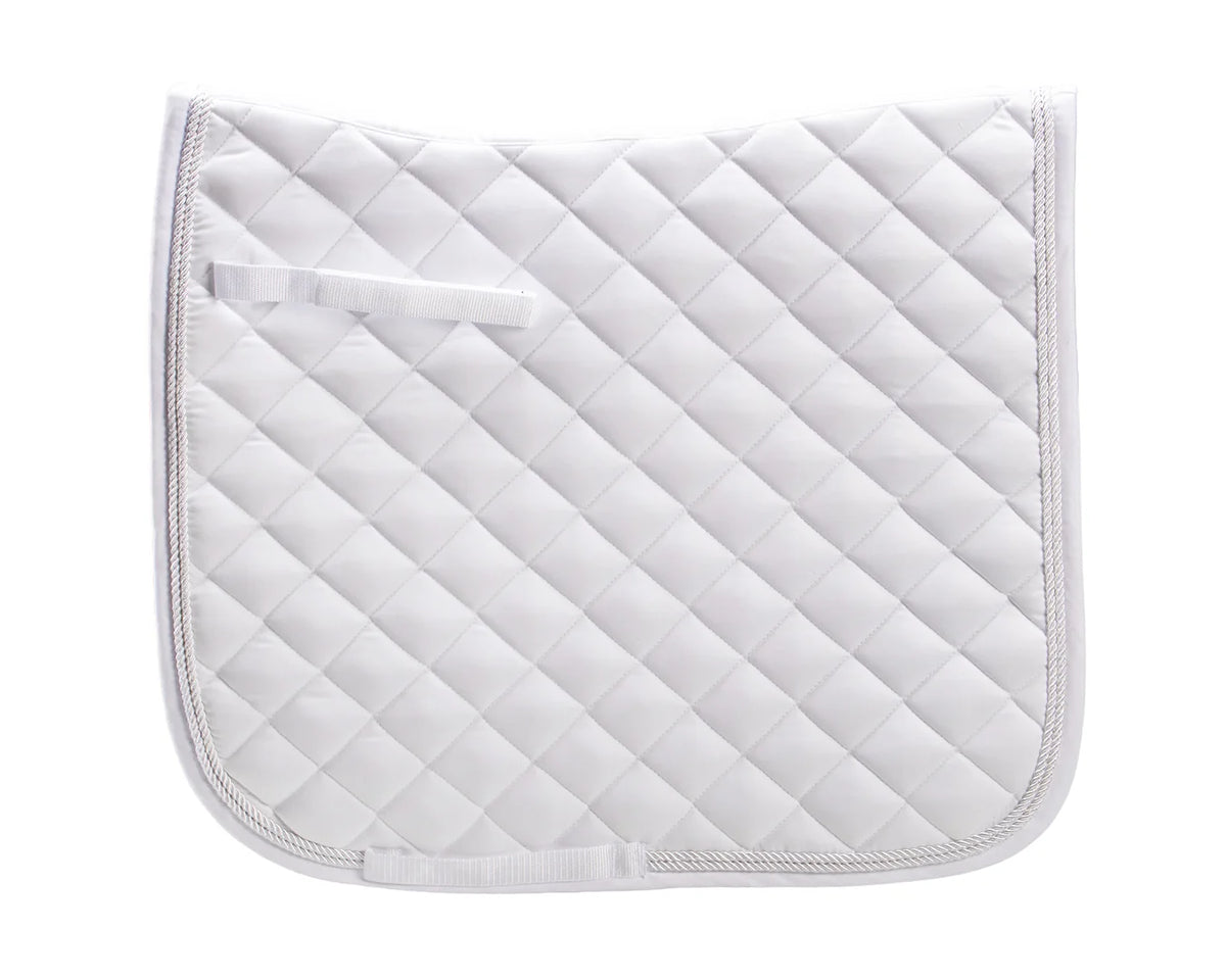 Quilted Kwik-Dry Dressage Pad - White
