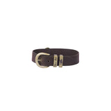 TWIN KEEPER DOG COLLAR CHOCOLATE