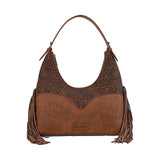 Wrangler Tooled Fringe Shoulder Bag