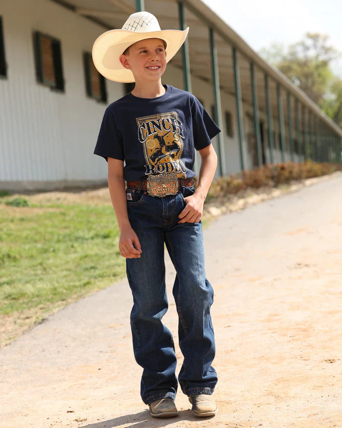 CINCH Kids Navy Tee