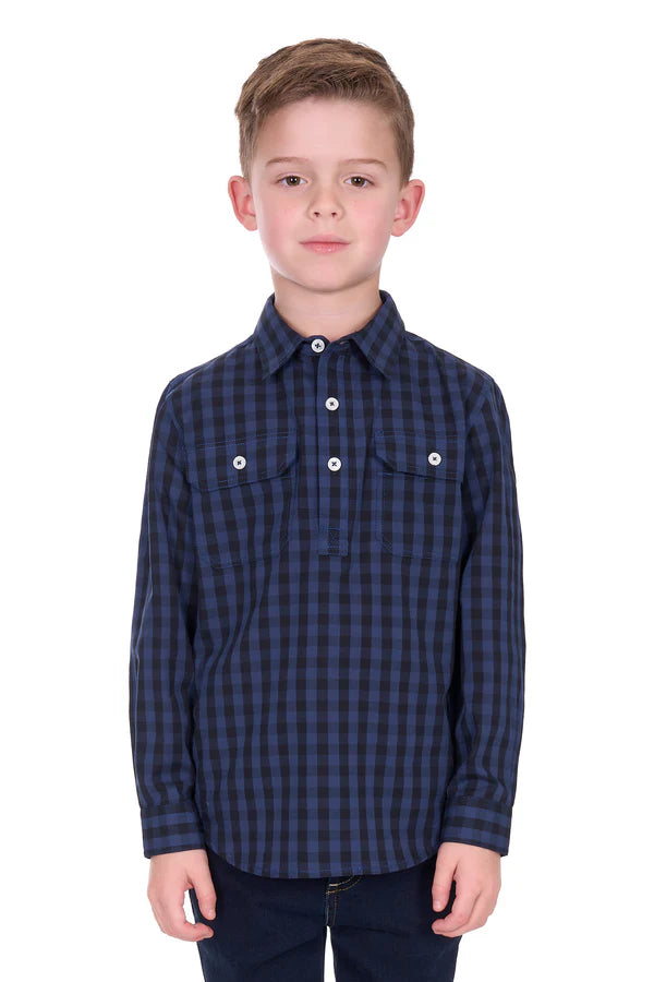 Hard Slog Nash Kids 1/2 PLKT LS Shirt