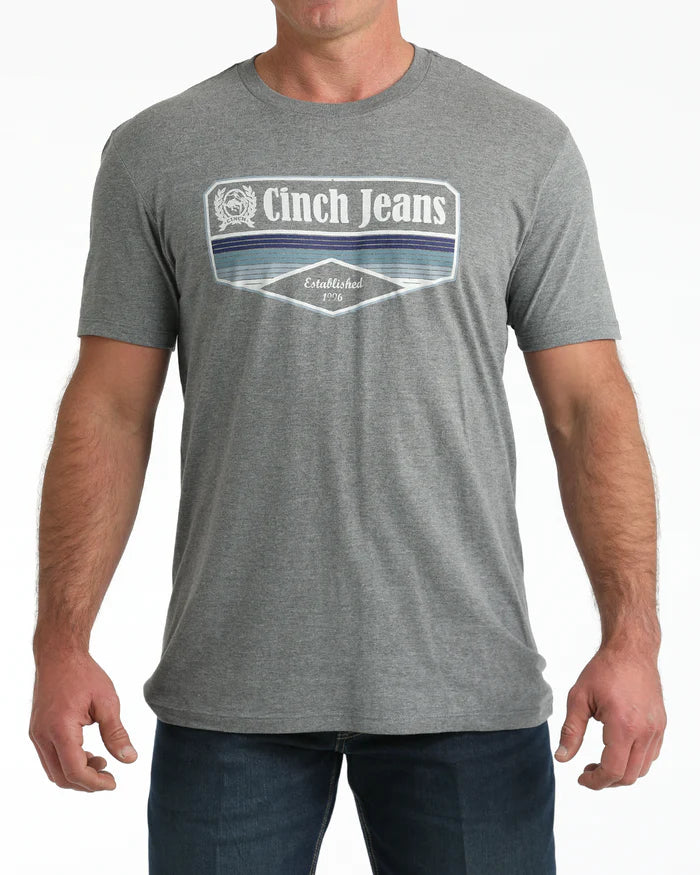 CINCH Mens Grey T-Shirt