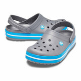 Crocs Crocband Charcoal Grey Ocean Blue