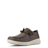 Mens Ariat Hilo S/L Heathered Brown/Red Aztec