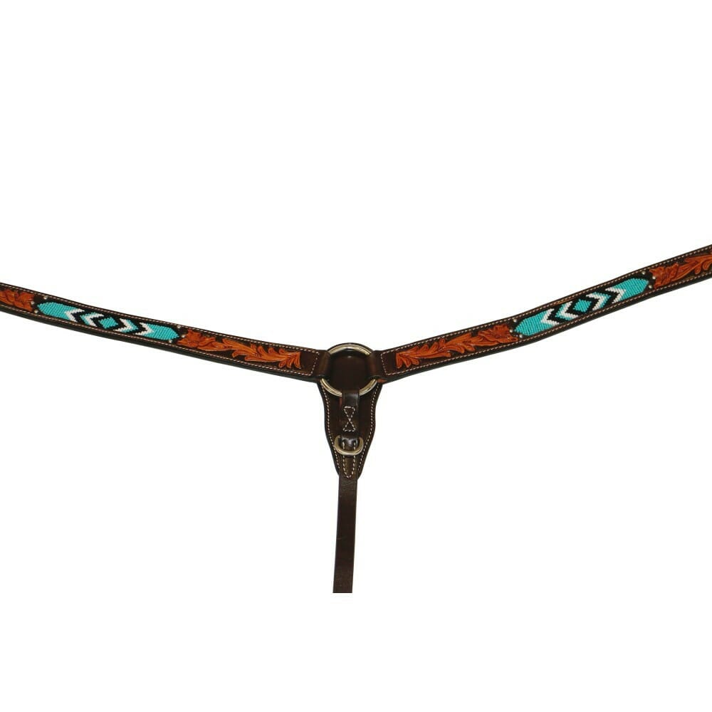 Beaded Breastcollar Turquoise