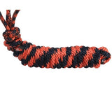 Rope Halter & Lead Navy/Orange 10'